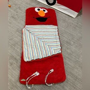 Land of Nod Crate and Barrel kids Elmo Sesame Street Sleeping Bag